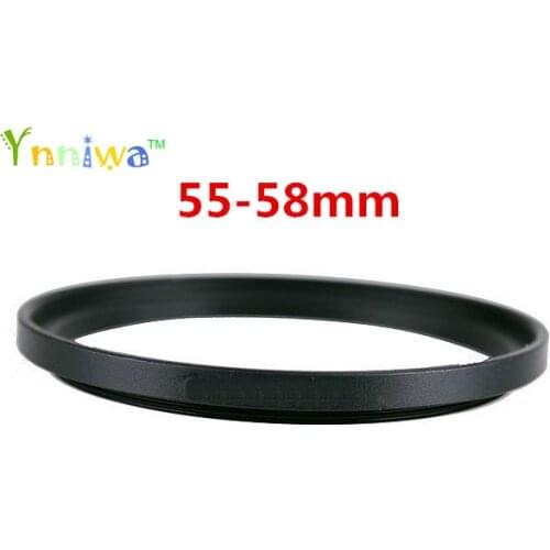 55-58mm Metal Step Up Rings Lens Adapter Filter Set