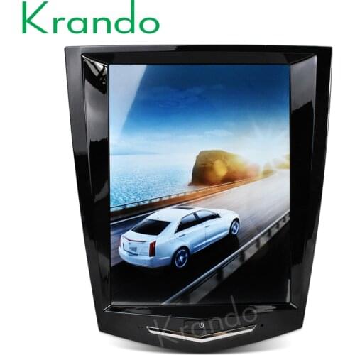 Krando Android 8.1 10.4" Tesla Vertical screen car GPS radio navigation for Cadillac ATS XTS CTS SRX radio entertainment player
