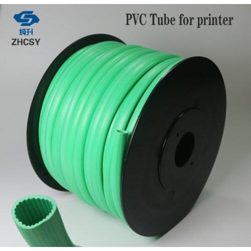 Free shipping green color PVC tube PVC sleeve for tube printer, wire marking machine ,cable ID printer, electronic lettering