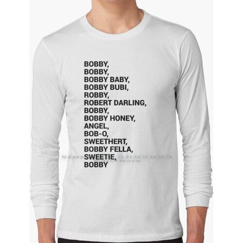 Bobby-Company Long Sleeve T Shirt 100% Pure Cotton Big Size Company Stephen Sondheim Musical Musicals Theater Theatre Broadway