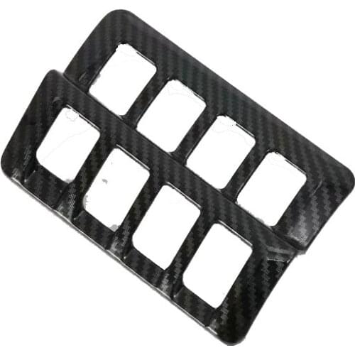 For Subaru Forester SK 2018 2019 2020 Carbon Fiber Car Head Light Switch Button Headlight Lamp Control StickerTrim Accessories