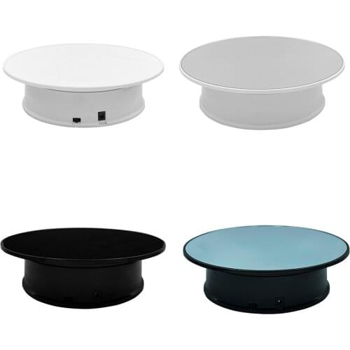 Electric 360 Degree Rotary Jewelry Display Holder Turntable Intelligent Platform USB Battery Mirror Phone Display Stand