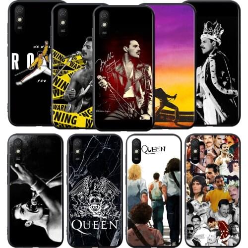 Freddie Mercury Queen Silicone Cover For Xiaomi Redmi 9 9T 9C 8 7 6 Pro 9AT 9A 8A 7A 6A S2 5 5A 4X Plus Phone Case