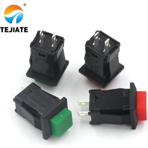 5PCS Lockless Reset and Self-locking Push Button Switch 14MM 1A/250VAC 3A 250V DS-429