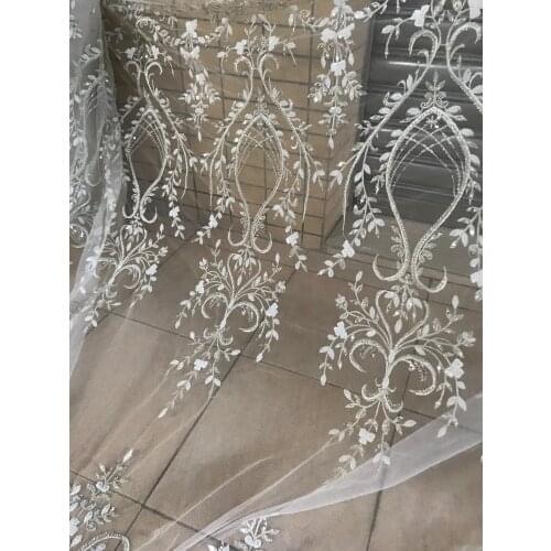 New Arrival Nigerian Lace Fabric Top Sale Fashion SYJ-116685 Embroidery Tulle French for Wedding