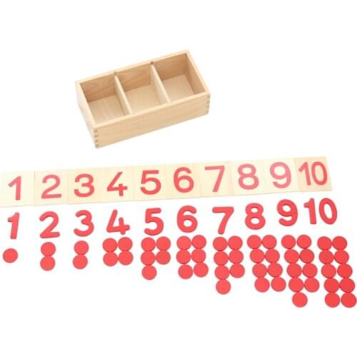 Montessori Cards & Counters materials toys