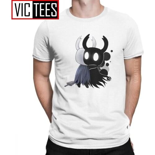Leisure Hollow Knight T-Shirt Men Round Neck 100 Percent Cotton T Shirt Skull Video Game Birthday Gift