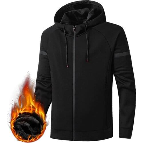 Big Size 8xl 7xl 6xl Mens Jacket Hoodies Winter Thicken Oversized Coats Male Hooded Fleece Lining Jackets Men Autumn Outerwear