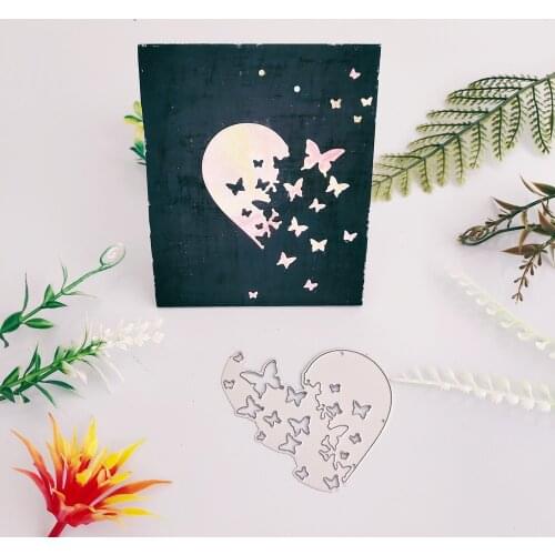 Night sky classical butterfly metal cutting mold business card printing template decorative embossed suit card stamp DIY