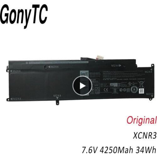 GONYTC XCNR3 Original Laptop battery For DELL Latitude 13 7370 E7370 WY7CG XCNR3 7.6V 34WH