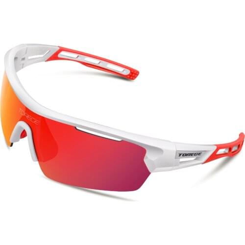 Unisex Polarized Sports Sunglasses With 4 Interchangeable Lens for Men Women Running Driving Fishing Golf Baseball Brand Glasses