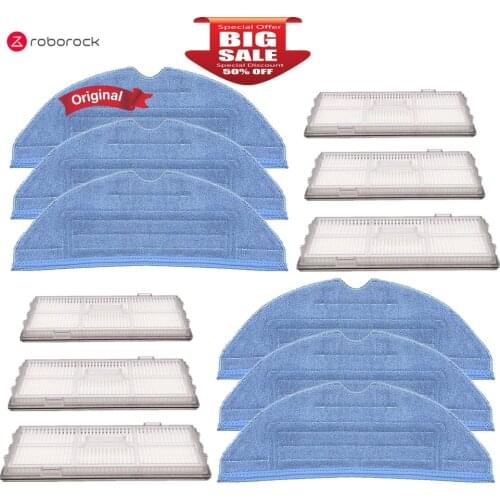 Roborock S7 s7max s7maxv vacuum sweeping robot filter screen, original vibration cleaning mop and other accessories package