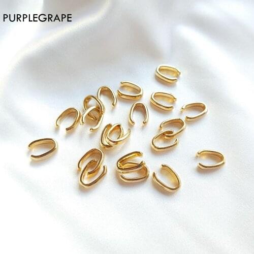 12mm 10pcs Alloy DIY Earrings Jewelry Basic Accessories Connection Necklace Bracelet Fashion Womens Geometry