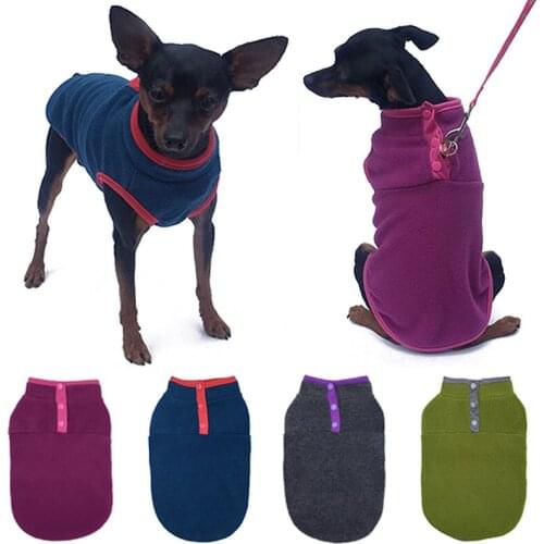 Winter Autumn Cat Dog Clothes Pet Sweater For Small Dog Cat Chihuahua Teddy Dog Outfits Coat Fleece Pet Product Clothing XS-XL