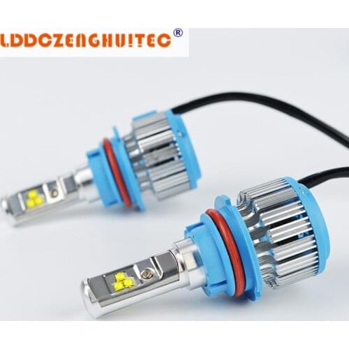 LDDCZENGHUITEC Car LED Headlight 9004 9007 HB5 H4 Hi/Lo ADOB Beam Turbo Led Auto Headlight Bulbs 6000K White Lighting Bulb