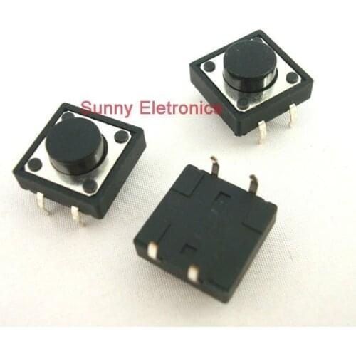 50PCS DIP 12X12X12 Tactile Tact Push Button Micro Switch Momentary 12x12x12MM good quality