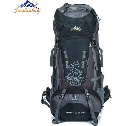 80L Outdoor Backpack Unisex Travel Climbing Backpacks Waterproof Rucksack Nylon Camping bag Hiking Backpack