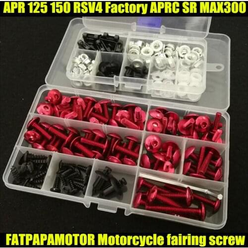 Universal Motorcycle Fairing Bolts Screw Moto Spring Bolts For Aprilia APR 125 150 RSV4 Factory APRC SR MAX300