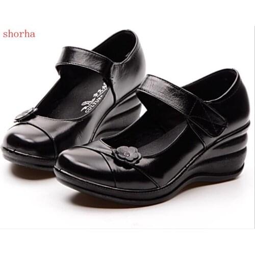 New autumn Handmade leather flat shoes women casual shoes woman flats shoes slip on leather car-styling shoes size 35-40