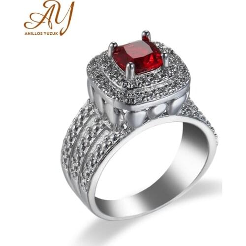 Anillos Yuzuk Engagement Ring 925 Sterling Silver Rings For Women Anniversary Ring Wedding Rings Silver 925 Jewelry