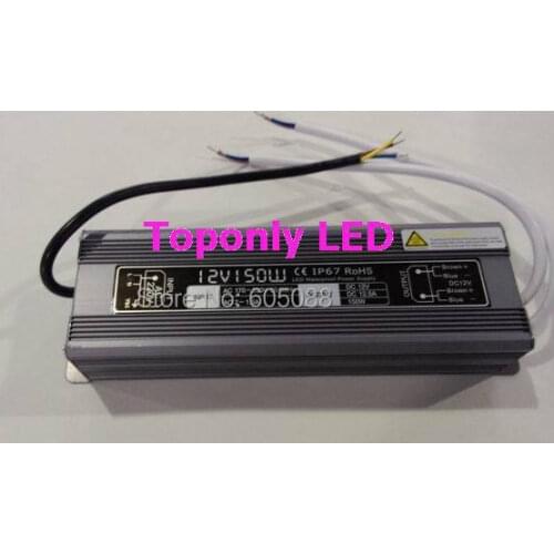 100% quality warranteed 150w DC24v led light transformer ip67 waterproof led power supply led driver CE&ROHS AC110v 220v input