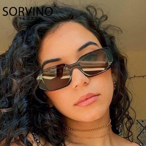 2021 New Polygon Cut Edge Square Sunglasses Womens Looks Thin Face Irregular Sun Glasses Fashion Mens Wide Leg Glasses