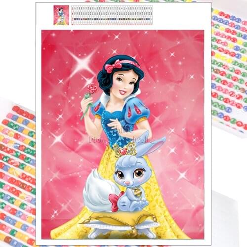Diamond Painting Disney Snow White Children Cartoon 5D DIY Cross Stitch Embroidery Mosaic Full Square Round Handmade Home Decor