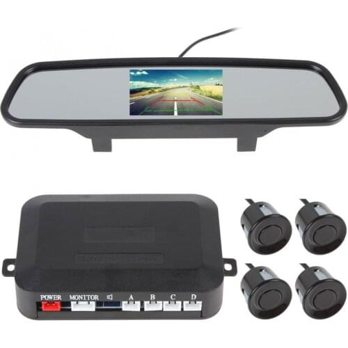 Car Premium Reversing and Parking Sensor System with Ultrasonic Sensors LED Display for cars Vehicle Automobile Auto