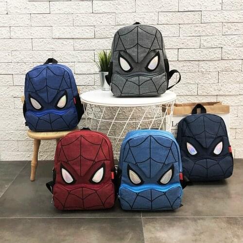 Disney Spiderman Cartoon Cute Children Learning School Bag Backpack Birthday Gift