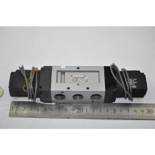 Solenoid magenetically air pneumatic valve VF5220-4GB-03 3/8"BSPT SMC type AC220V 2/5WAY cable outgoing directly double coil