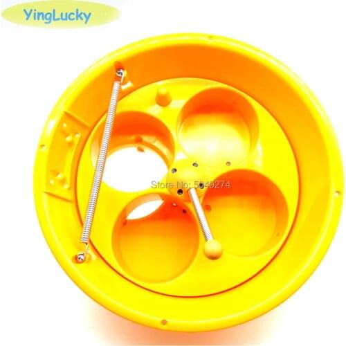 Capsule ball machine 100mm/75mm capsule ball Plastic bucket Toy 5 hole coin hopper DC12V or 24V Motor For Childrens game machin