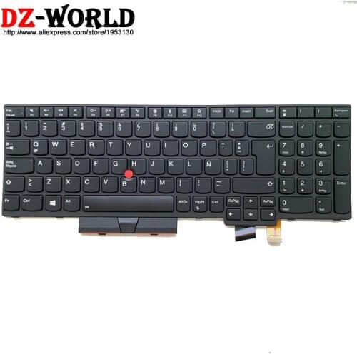 New/orig LAS Latin Spanish Backlit Keyboard for Lenovo Thinkpad T570 P51S T580 P52S Laptop Teclado 01ER585 01ER544