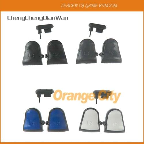 L2 R2 Triggers Buttons + Dust Plug Skidproof Anti-sweat Design for Playstation 4 for PS4 Slim Controller