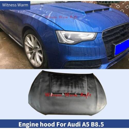 Carbon fiber engine bonnet for Audi A5 2012-2016 FRP engine cover for Audi A5 B8.5 carbon fiber engine hood