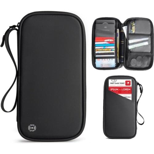 New Passport Travel Wallet Passport Holder Multi-Function Credit Card Package ID Document Multi-Card Storage Pack Clutch