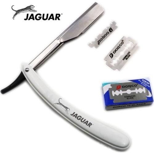 1set Men Straight Barber edge Razors Folding Shaving Knife Hair Removal Tools With 10pcs Blades