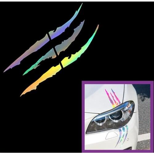Car Sticker Reflective Monster Claw Scratch Stripe Sticker for Suzuki SX4 SWIFT Alto Liane Grand Vitara Jimny SCross