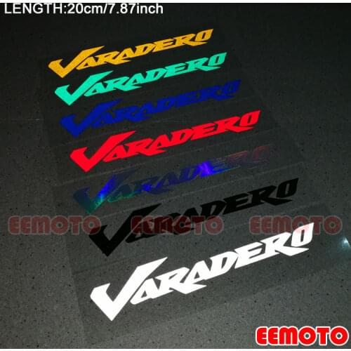 Motorcycle wheel rims helmet Body Shell Tank Pad Motorbike Fairing Reflective Decals Stickers logo label for HONDA VARADERO 1000