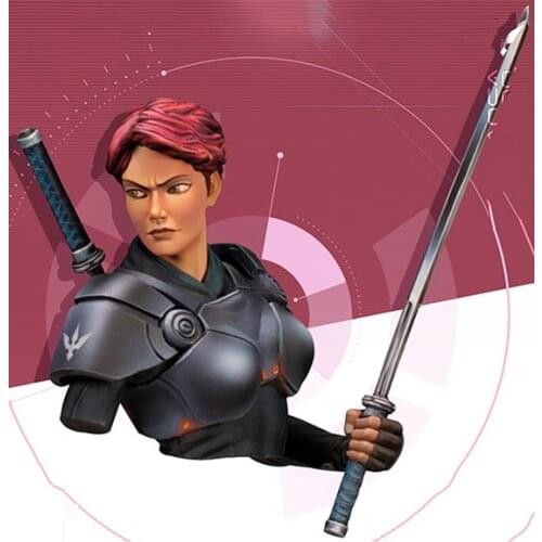 New Unassembled 1/12 ancient fantasy woman bust Resin Figure Unpainted Model Kit