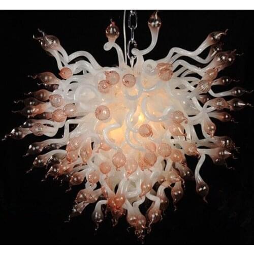 Wholesale Modern New Design Home Luxury AC 110-240V LED Light Source Indoor European Chihuly Style Hand Blown Glass Chandelier