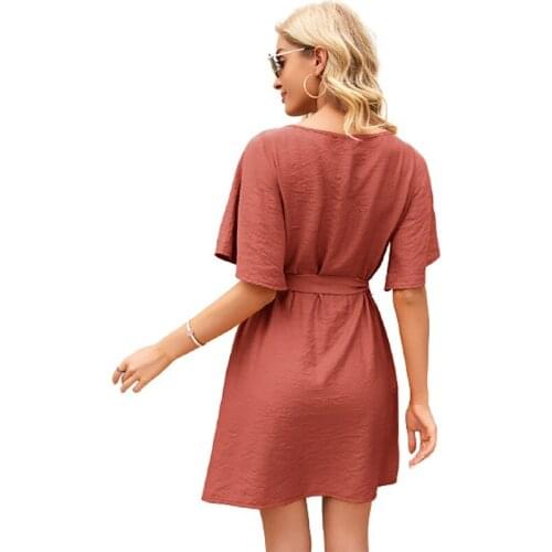 Красные летние платья YANSHAN WALK China At AliExpress