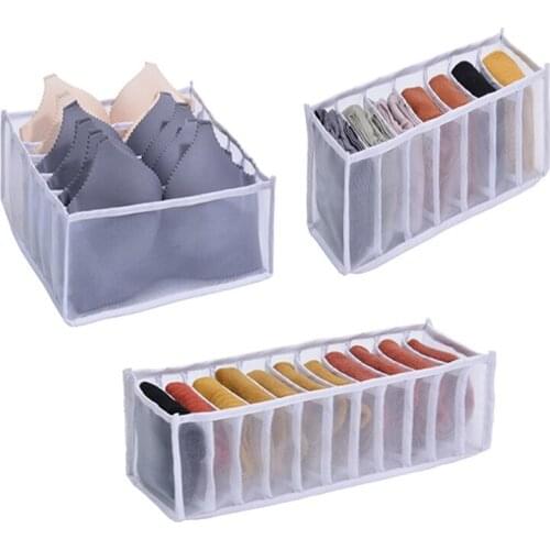 Underwear Bra Socks Panties Storage Box Wardrobe Drawer Organizer Cabinet Closet Home Room Storage Divider Dormitory Save Space