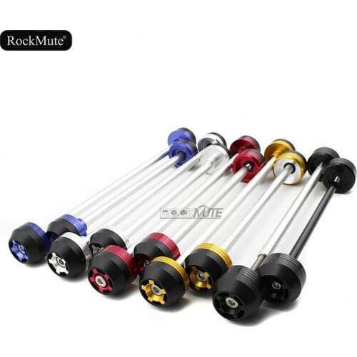 Motorcycle Front Rear Axle Fork Wheel Protector Crash Slider For SUZUKI GSX650F 2008-2009