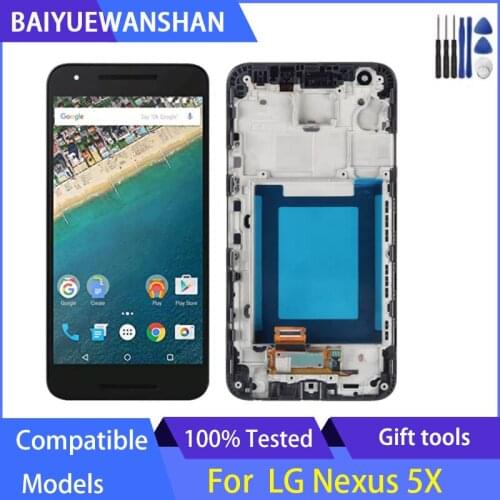 5.2" For LG Nexus 5X H790 H791 H798 LCD Display Touch Screen With Frame Digitizer Assembly For Nexus 5X LCD