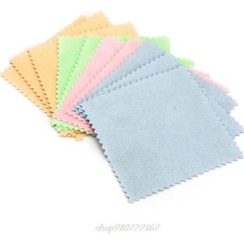 10pcs Jewelry Polishing Cloth Clean Cleaning for Platinum Gold and Silver Hot N05 20 Dropshipping