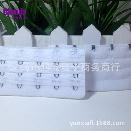 100pcs/lot 3x5 9.5cm Bra Extender Hook and Eye Underwear Back Buckle Fitness Shapewear Women Clothing Accessories