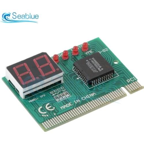 2 And 4 Digit PC Computer Mother Board Debug Post Card Analyzer PCI Motherboard Tester Diagnostics Display For Desktop PC