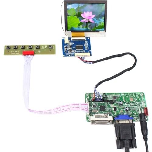3.5" VS035SD1 800X600 LCD Screen with VGA DVI LCD Controller Board RT2281