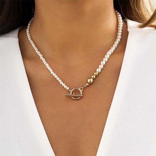 Ailodo Pearl Necklaces For Women