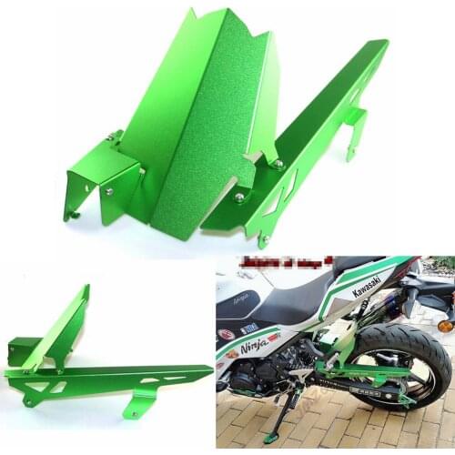 Motorcycle Accessories CNC Rear Fender Mudguard Chain Guard Cover For KAWASAKI NINJA400 NINJA 400 250 Z400 Z 400 2018-2019